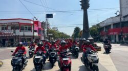 1000 Riders Sukseskan MPM Honda Jatim Parade Vario160 di Madiun