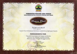 Sertifikat Ranggawarsita Tour